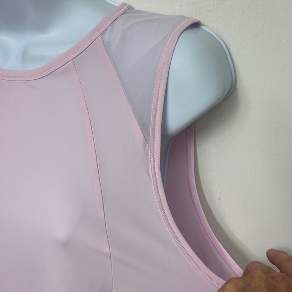Lululemon Sculpt Cropped Tank Top, Meadowsweet Pink, Mesh, Size 12, LW1FDNS, NWT - Picture 3 of 9